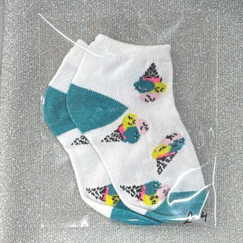 Medias Blanco Turquesa 2T-4T