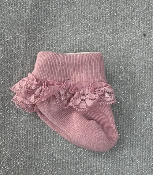 Medias Rosa Encaje