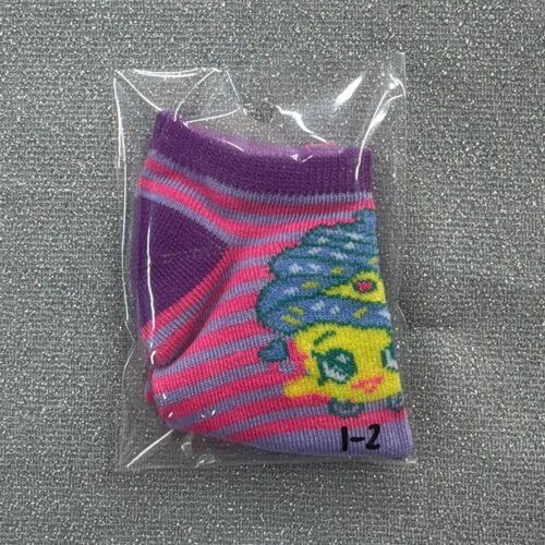 Medias Morado Rosa Rayas 1T-2T