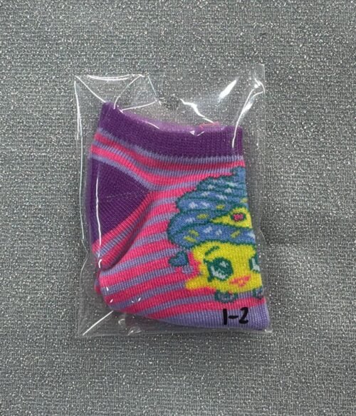 Medias Morado Rosa Rayas 1T-2T