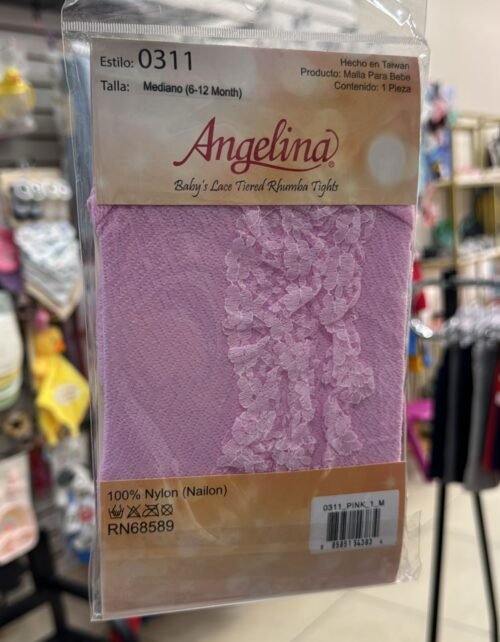 Panties Encaje Rosa Talla 6-12 meses