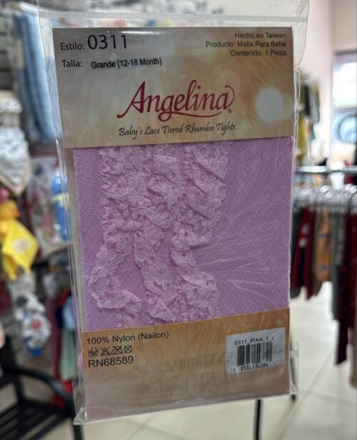 Panties Encaje Rosa Talla 12-18 meses