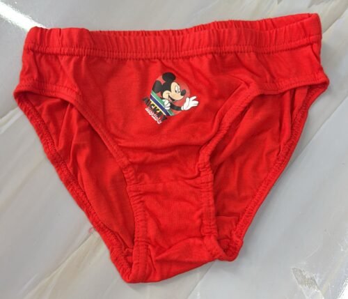 Boxer Rojo Mickey Mouse Talla 8