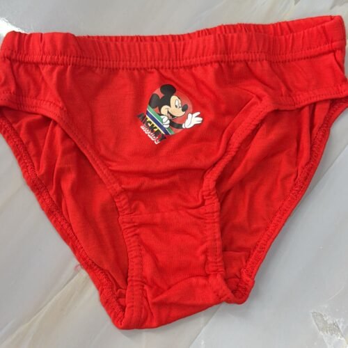 Boxer Rojo Mickey Mouse Talla 8