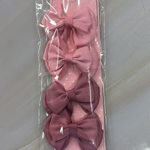 Paq 4 Lazos Rosa