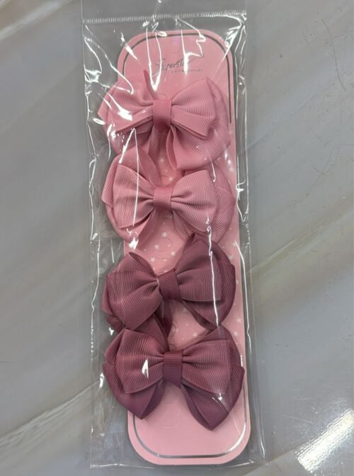 Paq 4 Lazos Rosa