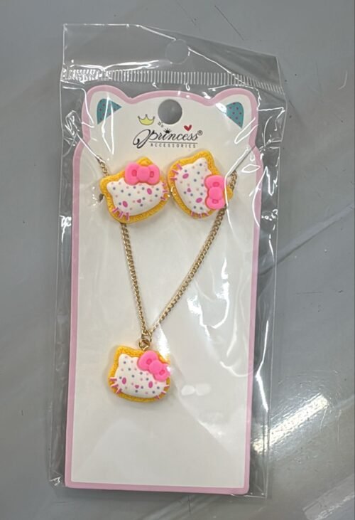 Set Collar Aretes Amarillo