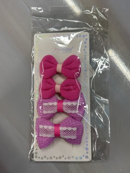 Paq 4 Prensas Lazos Rosa