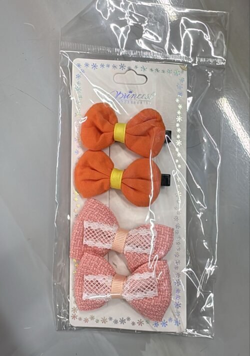 Paq 4 Prensas Lazos Naranja