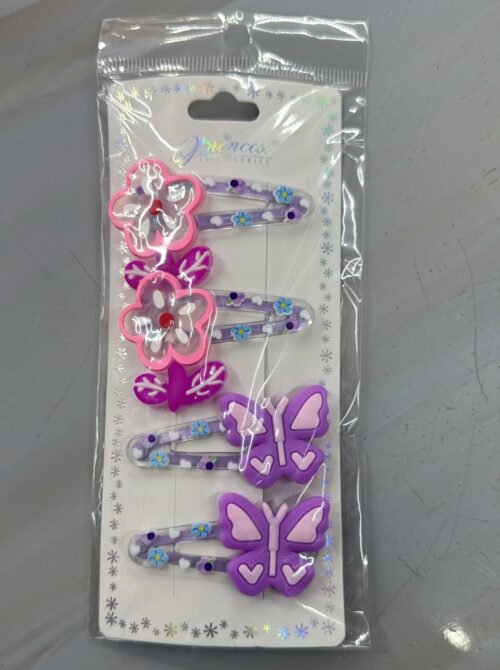 Paq 4 Prensas Flor Mariposa