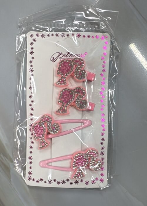 Paq 4 Prensas Barbie Rosa