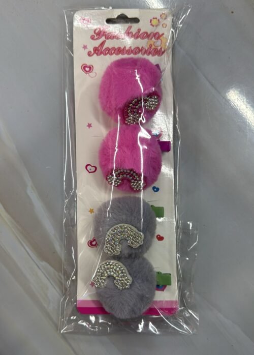 Paq 4 Prensas Fucsia Gris